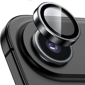 Camera Lens Screen Protector Geschikt voor iPhone Air Zwart - Screenprotector - Camera Protector iPhone Air