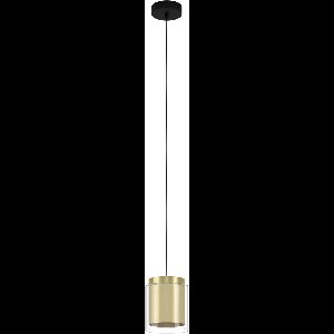 EGLO Lagunitas Hanglamp - E27 - Ø 15 cm - Zwart|Geelkoper|Goud