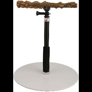 Bird Perch Stand, Adjustable Height Parrot Training Perch Stand Portable Detachable Parrot Play Stand, Bird Play Stand for Indoor and Outdoor Travel