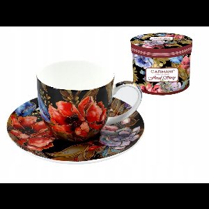 Floral Story Porseleinen Kop & Schotel, 260ml, Bloemendesign