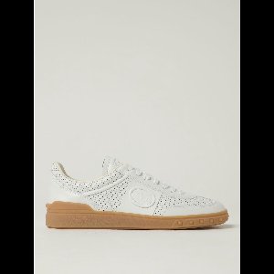 Leather Low Top Sneakers - White