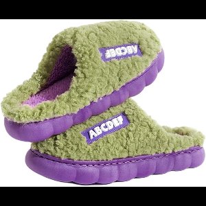 Pantoffels Dames-Pantoffels Heren-Pluche traagschuim pantoffels-Warm en antislip-groente-36/37