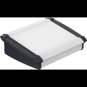 Bopla ALU-TOPLINE ATPH 1865-200 Consolebehuizing (l x b x h) 200 x 181 x 68 mm Aluminium, ABS Grafietgrijs (RAL 7024),