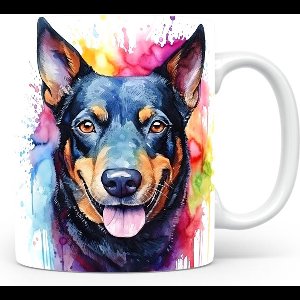 Mok met Australische Kelpie