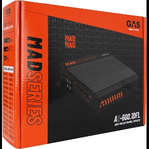 Gas Audio Power Gas Mad Level 2 Mono Amplifier voor Auto Geluidssystemen en Hoogwaardige Geluidskwaliteit