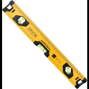 ByShane - Waterpas van 40 cm met magnetische functie en 3 libellen voor nauwkeurige metingen - Handige gereedschap voor regelmatige klussen.