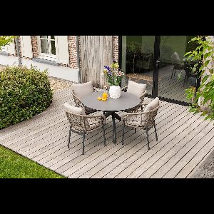 Julia/Dublin ronde tuinset - 5-delig - 120 cm.