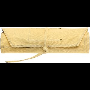 Hezhen Messentas oprolbaar - Geel | Voor 8 messen + keukenschaar + ritssluiting | Gemaakt van fijn verdikt Canvas | Messenmap - kokstas - foudraal - chef bag - tas voor messen