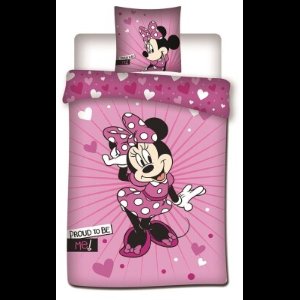Minnie Mouse Beddengoedset - Dekbedovertrek + Kussensloop