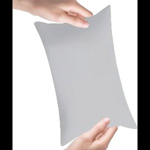 JGS Premium - Mini Reiskussen 30 x 18 cm van Katoen - Klein Kussen voor de Nek - Reizen en Slapen - Comfortabel Kussen voor Kinderen en Huisdieren - Zwart