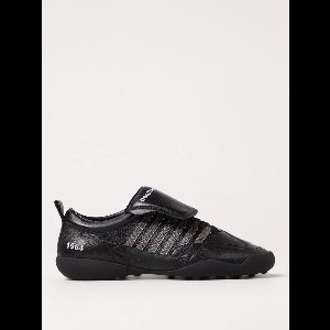 Leather LowTop Sneakers - Black