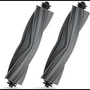 2 stuks hoofdborstel accessoires Gescht voor Dreame X40 Ultra / L10s Ultra / L40 Ultra / L10s Ultra Gen 2 / L10s Pro Ultra Heat / D10 Plus Gen 2 stofzuigerrobots, rubberen borstel vervangstukken