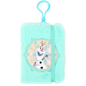 Disney Frozen - Olaf - fluffy zacht notitieboekje 8 x 10 cm - notebook - blauw