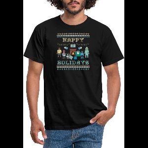Playmobil Familie Happy Holidays Ugly Christmas T-Shirt Heren