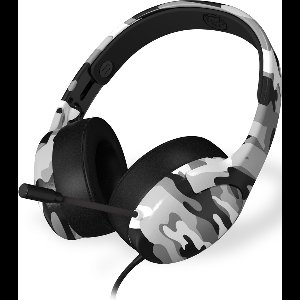 Qware Gaming - Headset - New Orleans - Geschikt voor Playstation 4 - Playstation 5 - PC - Multi platform - Artic Camo White