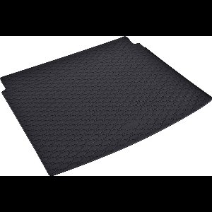 Rubber kofferbakmat geschikt voor - Audi Q3 (ook Sportback modellen) vanaf 2019- en vanaf 2021-. Voor de modellen met hoge- en lage laadvloer. Ook geschikt voor de Audi Q3 TFSI-e vanaf 2019-