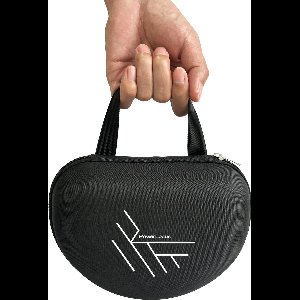 PowerLocus Koptelefoon Case - Koptelefoon Hoes- Hardcover – Harde Beschermhoes voor voor opvouwbare koptelefoon - Over Ear & On-Ear - Zwart