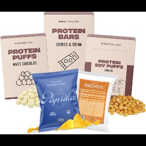 Protiplan - Mix Hartige & Zoete Snacks - Voordeelpakket - 5 soorten - Low carb - Eiwitrijk