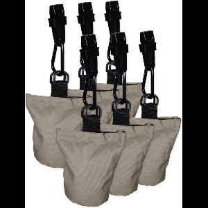 6 zandzakjes tegen op- of wegwaaien van uw hoes