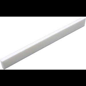 Allparts BS0246000 Zadel van gebleekt been voor akoestische gitaar 105x3x11 mm