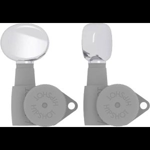 Hipshot HS6B1BTRC butter bean guitar tuner button, chrome
