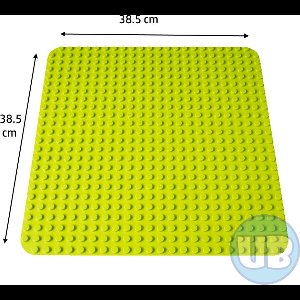 Grote bouwplaat lichtgroen - 38,5 x 38,5 cm