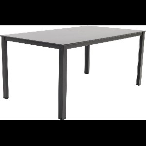 Kettler Cubic aluminium tuintafel 160x95 cm. - Antraciet