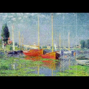 IXXI Argenteuil, Claude Monet & Bridgeman Images - 140 x 100 cm - Gratis ophangtool - Grote wanddecoratie en posters - Klassiek, Schilderijen