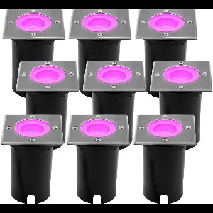 Ledvion - 9x SMART LED Grondspot - IP67 - 1m