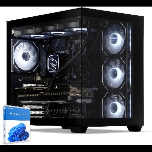 Sedatech Pro Gaming PC Waterkoeling Maxi Vision • Intel i9-14900KF 24x 3.2GHz • Geforce RTX5070 • 32Gb DDR5 • 2Tb SSD M.2 • WiFi • Bluetooth, USB C • Windows 11 • Desktop computer