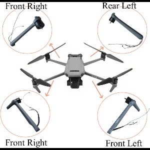 Indsutrialhome Drone Motor Arm Assembly Vervanging voor DJI Mavic 3 Serie - Voorste Rechter
