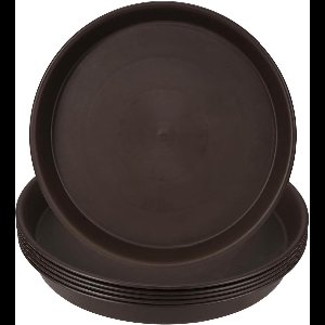 Set van 10 plantenschotels 30 cm - Bloempot & Druppelbak - Ronde plantenbak schotel - Binnen & buiten - Bruine kleur