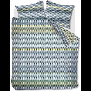 Kardol Rhythm Dekbedovertrek - Blauw Groen - 260 x 200/220 cm + 2x 60 x 70 cm