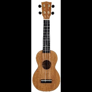 Mahalo MS1TBR Slimline Series sopraan ukelele transparent brown