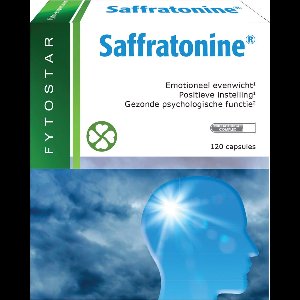Fytostar Saffratonine - Supplement - Voedingssupplement bij stress en negatieve gevoelens – 120 capsules
