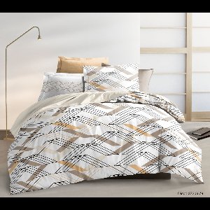 3-delige beddengoedset - dekbedovertrek + 2 kussenslopen - Diego