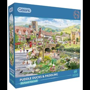 Gibsons - Puddle Ducks & Paddling (door Richard Macneil) - 1000 stukjes 68×49cm (b×h) - Legpuzzel voor volwassenen