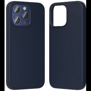 Vention Kufl0-30 Siliconen Hoesje Voor Iphone 15 Pro (Blauw)