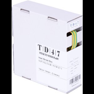 TD47 Krimpkous Box H-2F(Y/G) 9.5Ø / 4.8Ø 5m - Groen / Geel