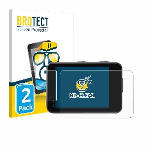 BROTECT - Screenprotector voor Akaso Brave 7 - Folie Beschermfolie transparant 2 Stuks