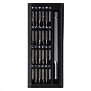 precisie schroevendraaier set - 25 delig - bitset - schoevendraaiers - kmr