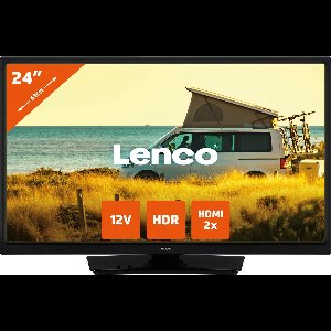 Lenco LED-2423BK - 24" LED Televisie met 12V Adapter - Zwart