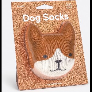 Doiy Sokken Honden Katoen/polyester Bruin/wit One-size