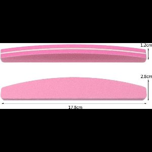 NAIL BUFFER TRAPEZE (10STUK) PINK - NAILBUFFER - NAGEL - ROZE - 10STUKS - TRAPEZE