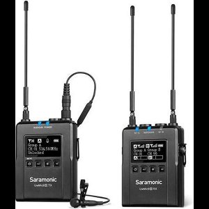 Saramonic UwMic9S kit 1 draadloze Lavalier Microfoon TX9S + RX9S UHF voor op camera te gebruiken