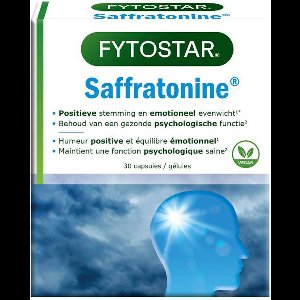 Fytostar Saffratonine - Supplement - Voedingssupplement bij stress en negatieve gevoelens – 30 capsules