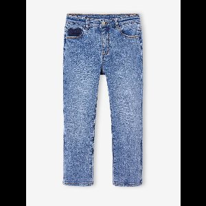 Smalle jeans large meisjes middenblauw