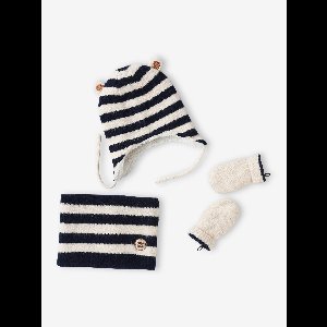 Peruaanse set voor jongensbaby ecru