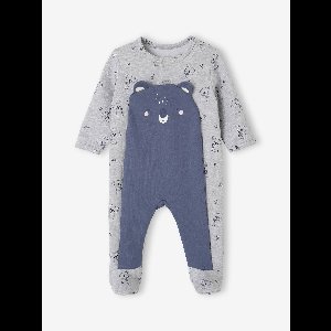 Babyslaappakje voor pasgeborenen van sweatstof koala gemêleerd grijs