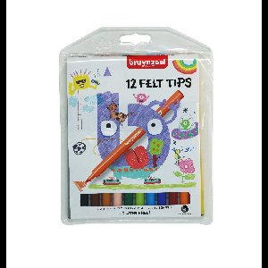 Bruynzeel Kids - viltstiften - 12 stuks
